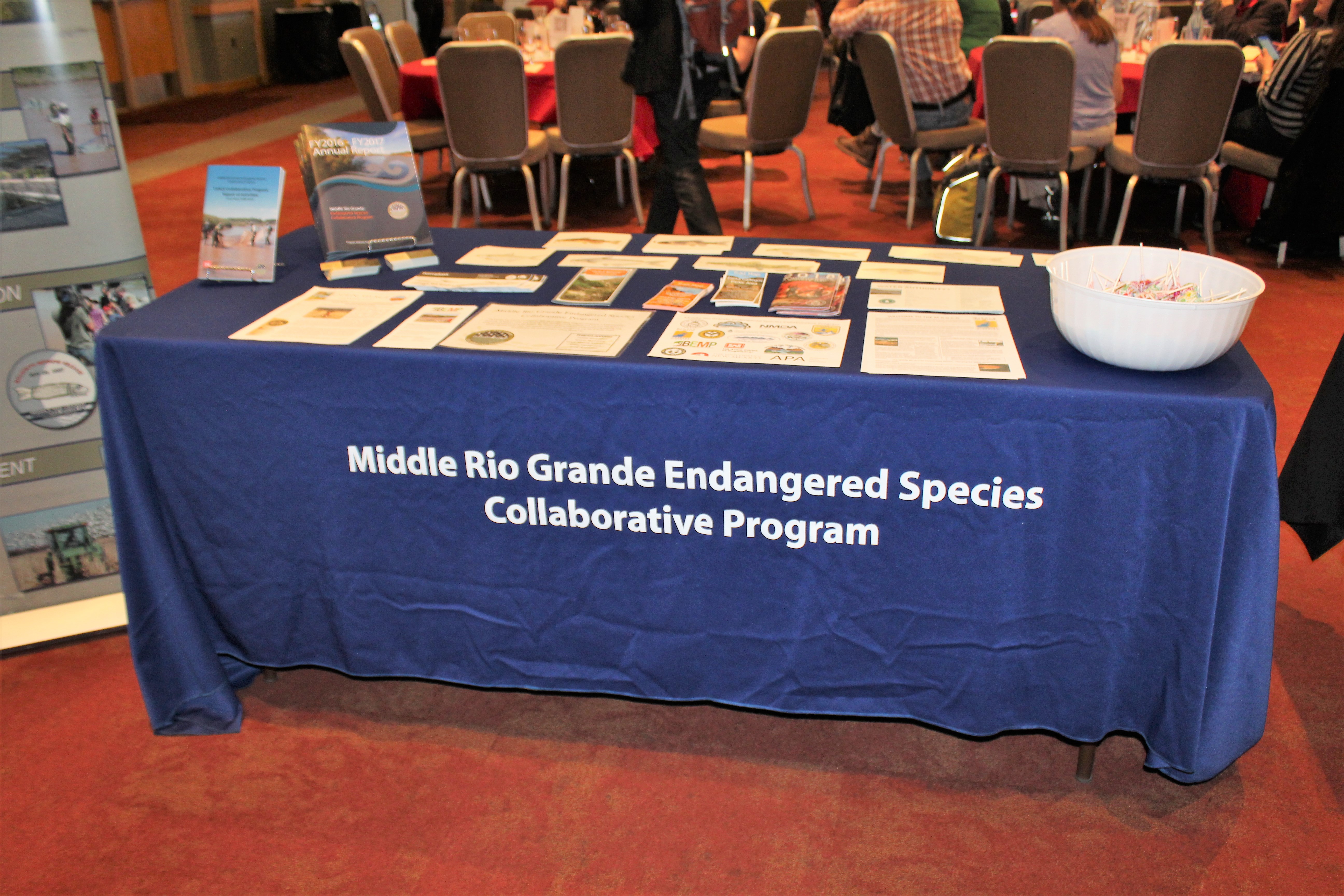 Middle Rio Grande Endangered Species Collaborative Program (MRGESCP) at the poster session.